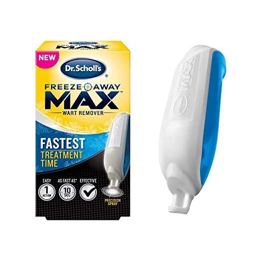 Dr. Scholl's Freeze Away MAX Wart Remover 10 Applications, Safe to use on Children 4+, Our Fastest Treatment Time