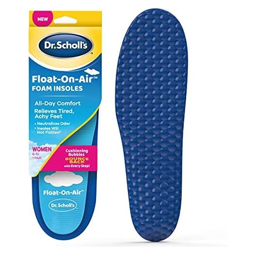 Dr. Scholl's Float On Air Insoles for Women Shoe Inserts That Relieve Tired Achy Feet with All Day Comfort, Women's 6-10, 1 Count
