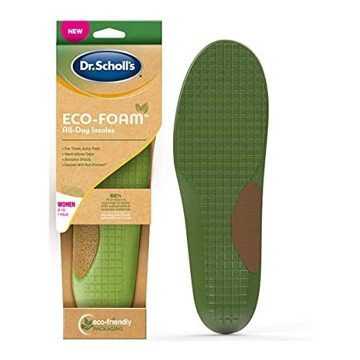 Dr. Scholl's Eco-Foam Insoles for Women, Shoe Inserts Made with Sustainable and Recycled Material, Women's 6-10