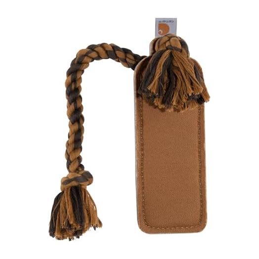 Carhartt Pet Toys Firm Duck Bumper Dog Compressed Felt Chew, Carhartt Brown