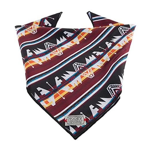 HOOEY Mercantile Dog Bandana, Durable Polyester Dog Bandana with Western Prints, Totem, One Size