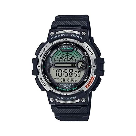 Casio Men's Fishing Timer Quartz Watch with Resin Strap