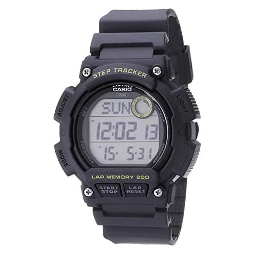 Casio Men's Quartz Sport Watch with Plastic Strap, Black, 24 (Model: WS2100H-8AV), Grey