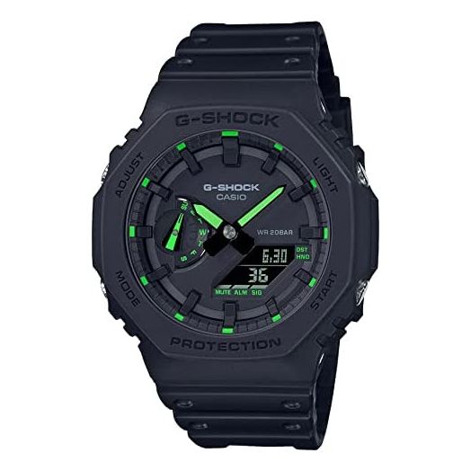 G-Shock GA2100-1A3 Neon Accent Watch, Green