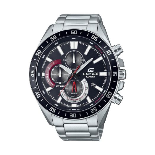 Casio Men's Quartz Watch with Stainless Steel Strap, TBA, 22 (Model: EFV620D-1A4V), Silver-Tone