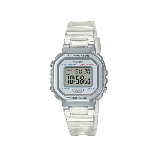 Casio Illuminator Translucent Band Alarm Chronograph Resin Band LA-20WHS-7A