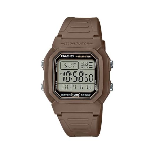 Casio Illuminator 10-Year Battery Digital Watch W-800H-5AVCF