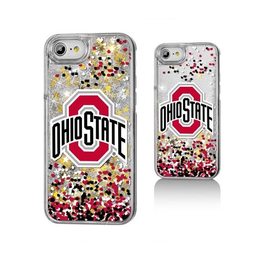 Ohio State Buckeyes Confetti Glitter Case for iPhone 8 / 7 / 6