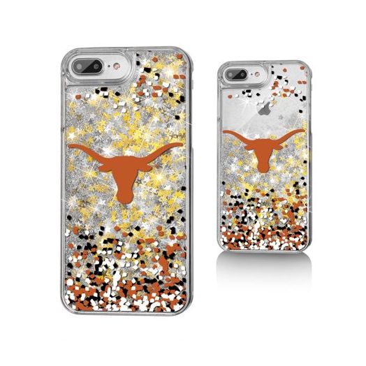 UT Texas Longhorns Confetti Glitter Case for iPhone 8 Plus / 7 Plus / 6 Plus