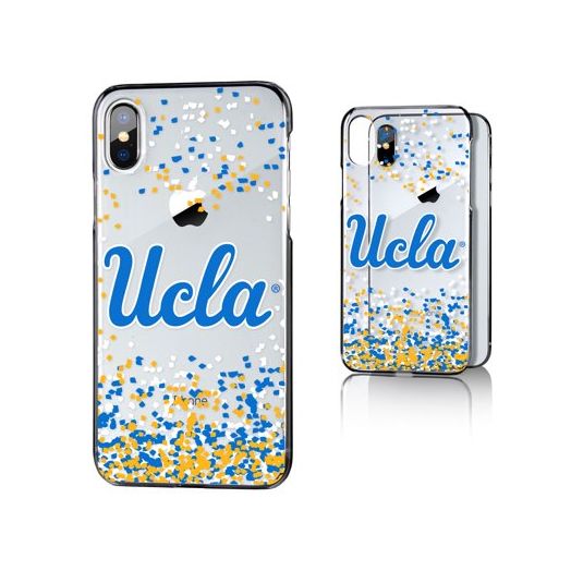 UCLA Bruins Confetti Clear Case for iPhone X