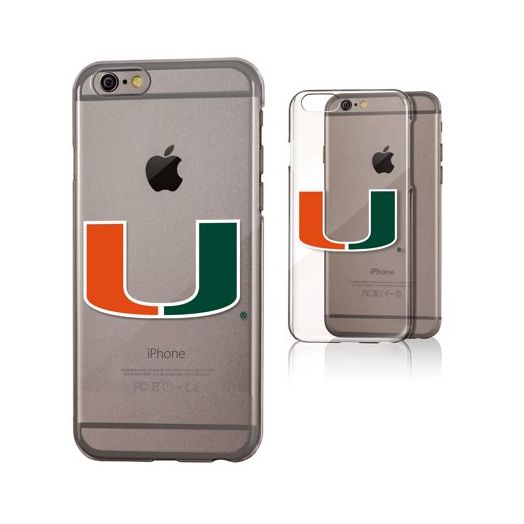 Miami Hurricanes Clear Case for the iPhone 6 / 6S / 7 / 8 NCAA