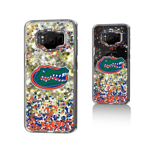 UF Florida Gators Confetti Glitter Case for Galaxy S8