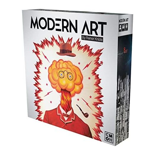 CMON Modern Art Board Game | Art Museum Auction Strategy Game | A Competitive Game of Prediction | Great for Game Night with Adults | Ages 14+ | 3-5 Players | Average Playtime 45 Minutes | Made