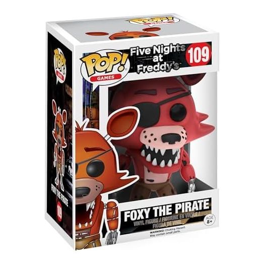 Funko Five Nights at Freddy's - Foxy The Pirate Toy Figure Multi-Colored, 3.75 inches