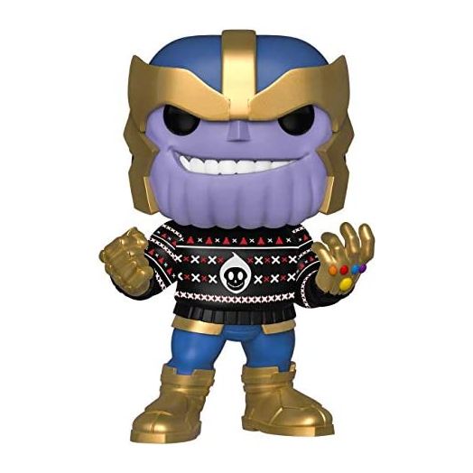 Funko Pop! Marvel: Holiday, Thanos in Ugly Sweater, Multicolor