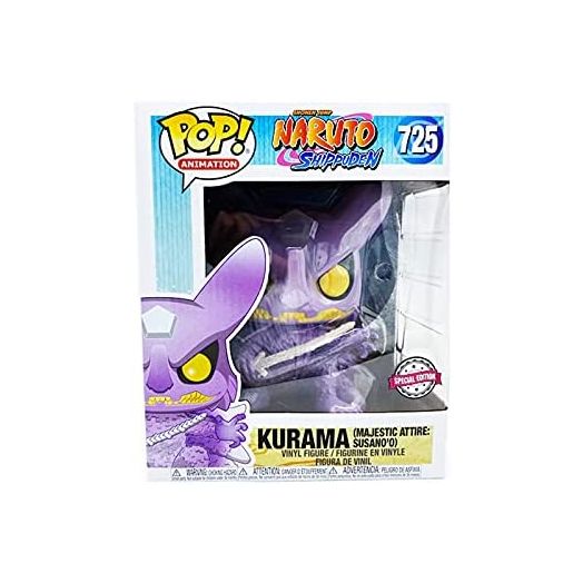 Funko POP! Animation: Shonen Jump Naruto Shippuden #725, Kurama Majestic Attire Susano'o 6 Inch Bundled with Free PET Compatible .5mm Extra Rigged