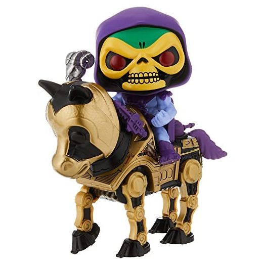 Funko POP Rides Retro Toys: Master's of The Universe, Skeletor with Night Stalker, Multicolor, 56201