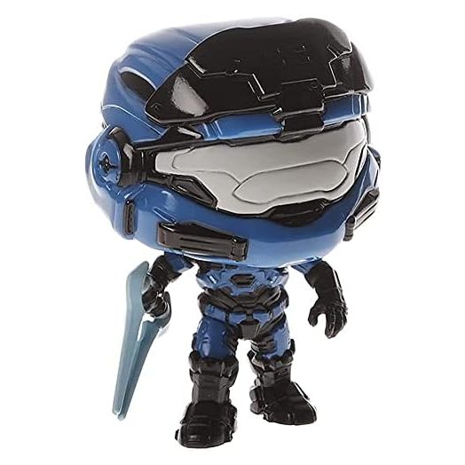 Funko POP Games: Halo Infinite - Mark V [B] with Blue Energy Sword with Chase, Multicolor, (59336)