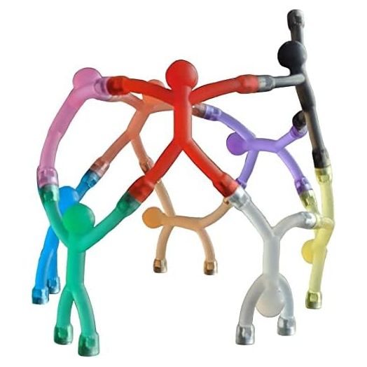 Magnetic Travel Toys: Stretchy, Fun, and Educational Fidget Toys for Kids and Adults Ages 3 and up 10 Opaque