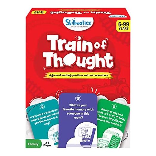 Skillmatics Card Game: Train of Thought, Family Connection & Conversation Starters
