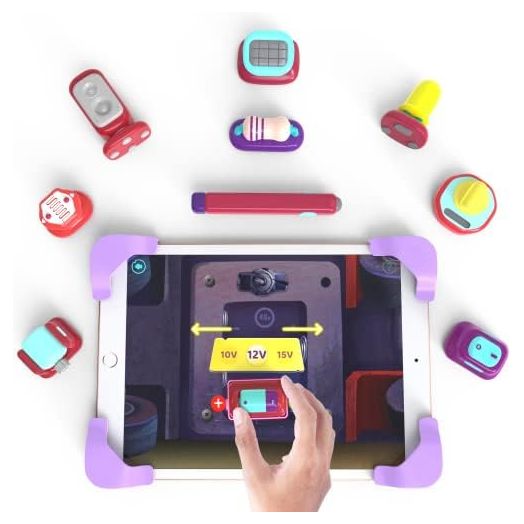 Tacto Electronics by PlayShifu - Real Figurines, Digital Games | Tinkering Game Set for Kids | STEM Toy Gift for Boys & Girls Ages 6 to 12 Years (App Based, Tablet not Included)