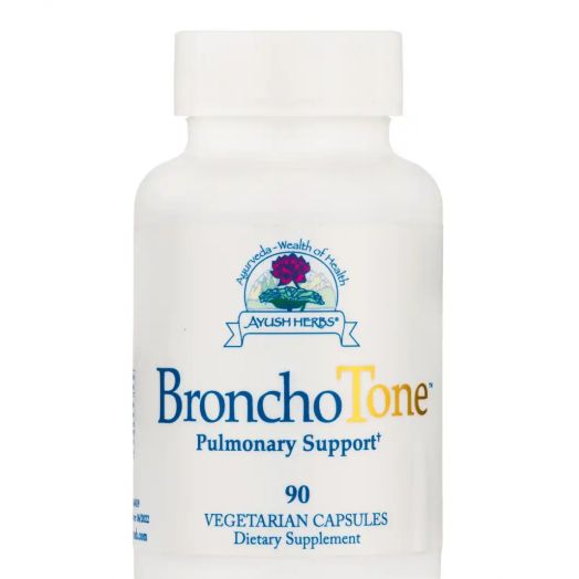 Ayush Herbs BronchoTone - 90 Vegetarian Capsules