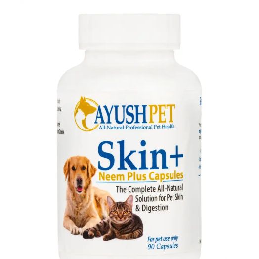 Ayush Herbs Skin+ Neem Plus for Pets - 90 Capsules