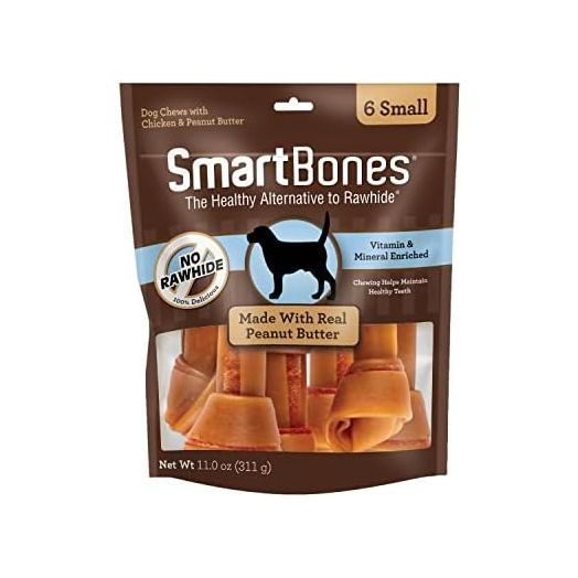 SmartBones Small Chews, Treat Your Dog to a Rawhide-Free Chew Made with Real Meat and Vegetables