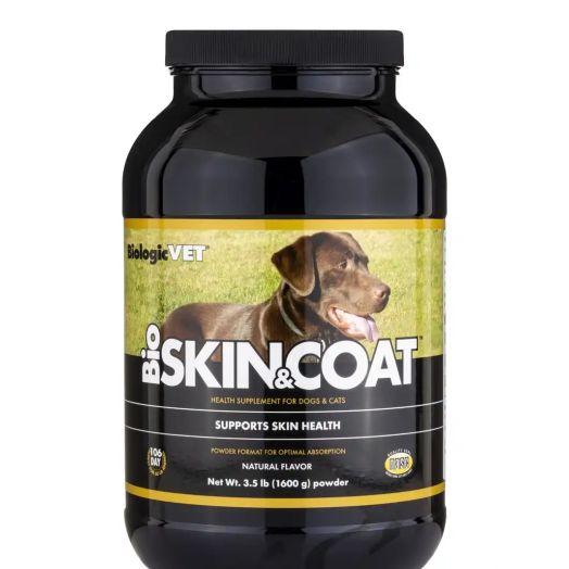 Flora BioSKIN&COAT Natural Antihistamine Formula for Dogs & Cats, Natural Flavor - 3.5 lb (1600 Grams)