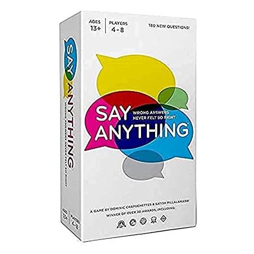 Say Anything: 10th Anniversary–A Board Game by North Star Games 4-8 Players–Board Games for Family 30 Mins of Gameplay–Games for Family Game Night–for Kids and Adults Ages 13+ - English Version