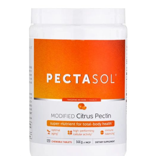 Econugenics PectaSol Modified Citrus Pectin Chewables, Tangerine Infusion - 120 Chewable Tablets