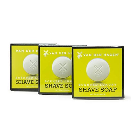 Van Der Hagen Scented Shave Soap - 3 Pack (3.5oz)