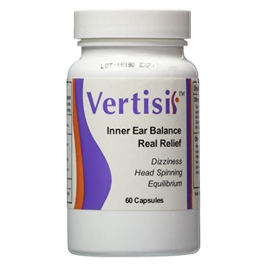 Eradicate Vertigo with Vertisil Guaranteed! (Single Bottle)60 Capsules; Eliminate Vertigo Fast. No Harmful Side Effects
