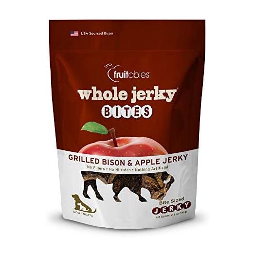 Fruitables Whole Jerky Dog Treats | Jerky Treats for Dogs | Gluten Free, Grain Free, Wheat Free | Made with Premium Meat and No Added Fillers