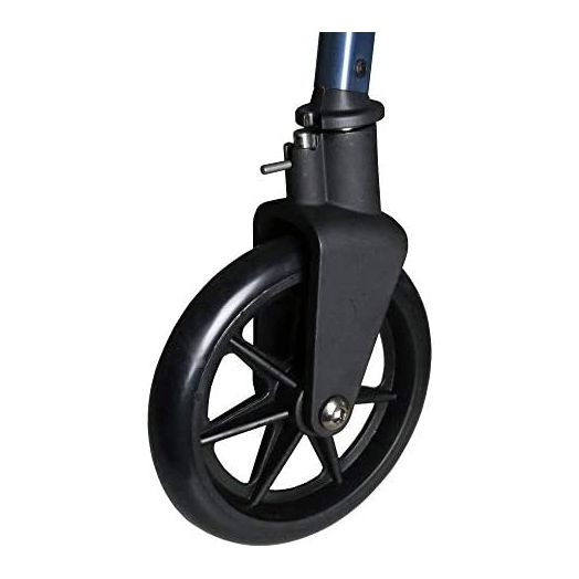 Able Life Locking Swivel Front Wheel Kit, Compatible with the Space Saver Walker and the Stander EZ Fold-N-Go Walker, Black, Set of 2