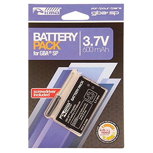 Game Boy Advance SP Replacement Battery Pack for GBA SP (packaging may vary)