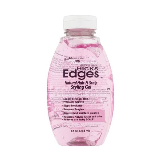 Hicks Edges Natural Hair-N-Scalp Styling Gel, 12 oz