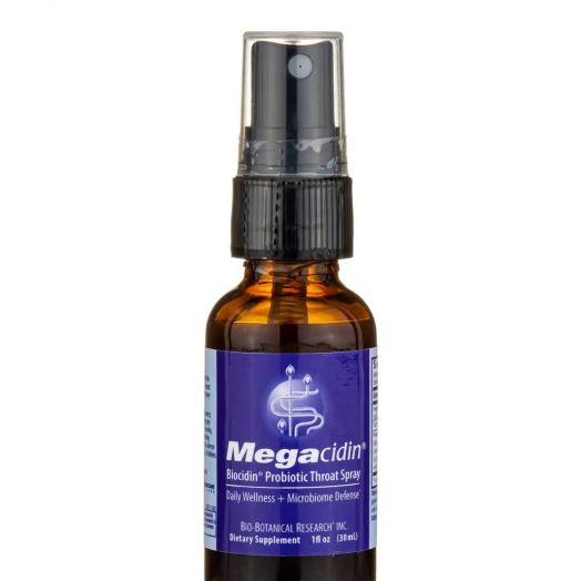 Bio-Botanical Research Inc Megacidin Biocidin Probiotic Throat Spray - 1 fl. oz (30 ml)