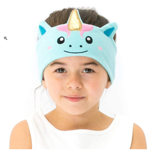 CozyPhones Kids Headphones Volume Limited with Thin Speakers and Super Soft Fleece Headband - Perfect Toddlers and Children's Earphones for Home, School and Travel - Mystic Unicorn