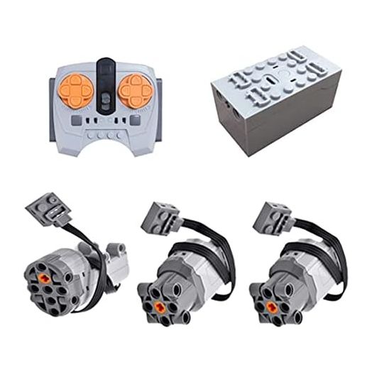 5Pcs DIY Motor Remote Control Motor Kit Power Functions Set Compatible with Lego