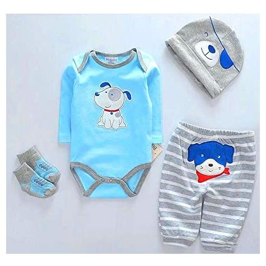 Pedolltree Reborn Baby Dolls Clothes Boy Blue Outfits for 20"- 22" Reborn Doll Boy Clothing