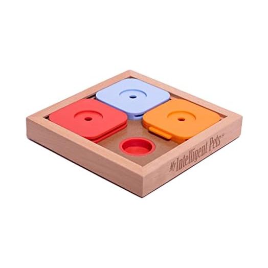 MY INTELLIGENT PETS Sudoku Medium Basic Color - 4 Fields - Dog Puzzle, Interactive Dog Game, Intelligent Dog Puzzle