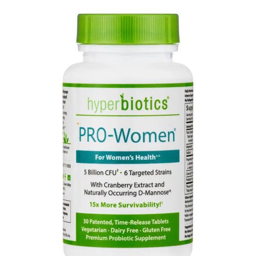 Hyperbiotics PRO-Women: Probiotics for Women - 30 Time-Release Tablets