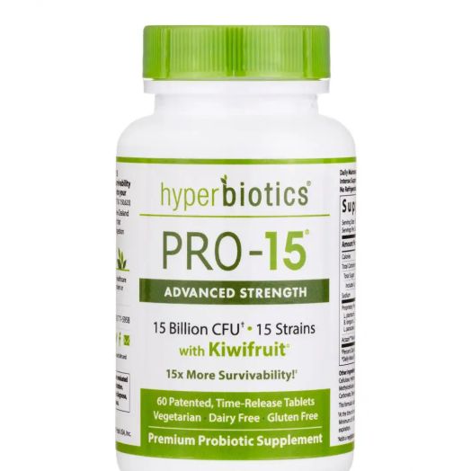 Hyperbiotics PRO-15 Advanced Strength: Probiotic for Advanced Gut Health - 60 Time-Release Tablets