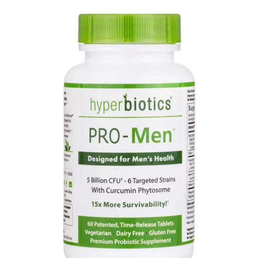 Hyperbiotics PRO-Men: Probiotics for Men - 60 Time-Release Tablets