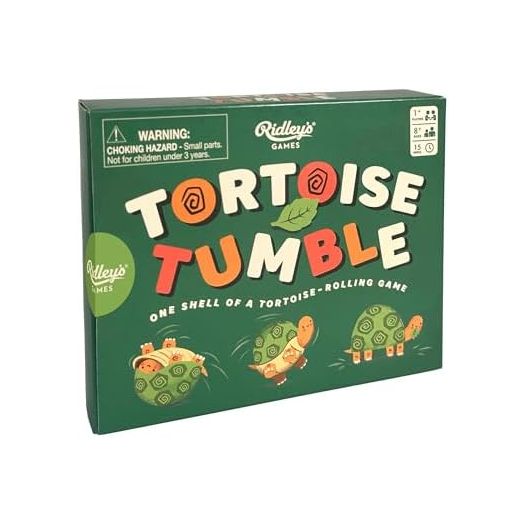 Ridley's Games Tortoise Tumble- Fast Paced Family Game - Press-your-luck to earn more points - Parties, Trips, Camping, Game Night - Gift for Kids and Familes - Ages 8+ - 15 Min Playtime