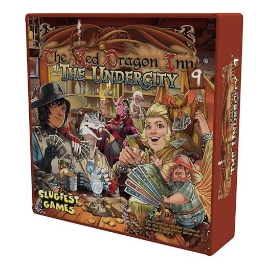 SlugFest Games Slugfest Game: The Red Dragon Inn 9: The Undercity - Stand Alone Or Combine, Strategy Board Game, Explore The City Below The City, Age 13+, 2-4 Player