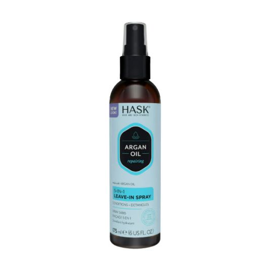 HASK Argan Oil Repairing 5 in 1 Leave-In Conditioner, 6oz.