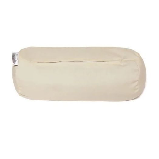 AB Marketer Living Health Products Buck-Roll-02 Buckwheat Hull Neck Roll Pillow, Tan