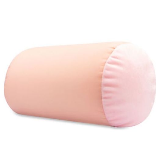 AB Marketer Mooshi Squish Microbead Pillow, Cream Peach 14 Inch Neck